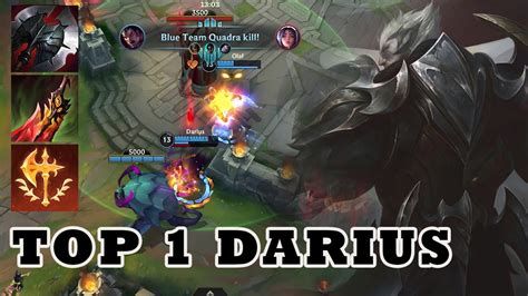 Wild Rift Darius Gameplay Top 1 Darius Gameplay Rank Season 8