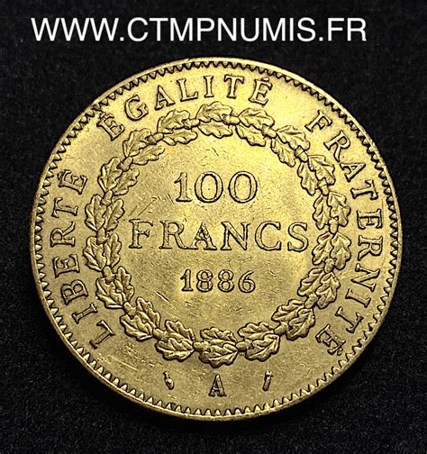 Francs Or Genie Iii Republique A Paris Ctmp Numis Achat