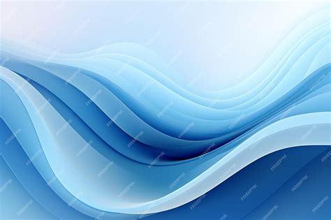 Premium Photo Wave Blue Gradient Modern Abstract Background