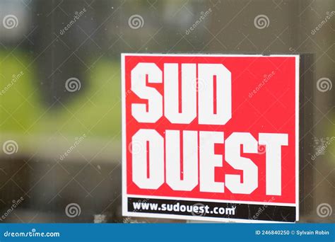 Sud Ouest Logo Brand And Text Sign Of French Newspaper Regional Daily