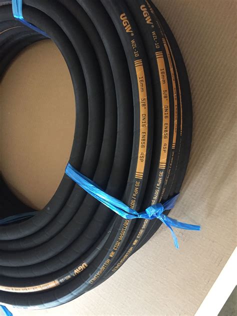 High Pressure Hydraulic Hose En 856 4sp 4 Steel Wire Spiral 3 4 Inch