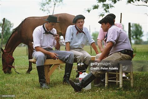 Argentina Gauchos Drinking Yerba Mate High-Res Stock Photo - Getty Images