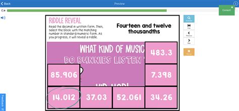 Written Form Of Decimals Place Value Of Decimals Riddle Reveal Boom