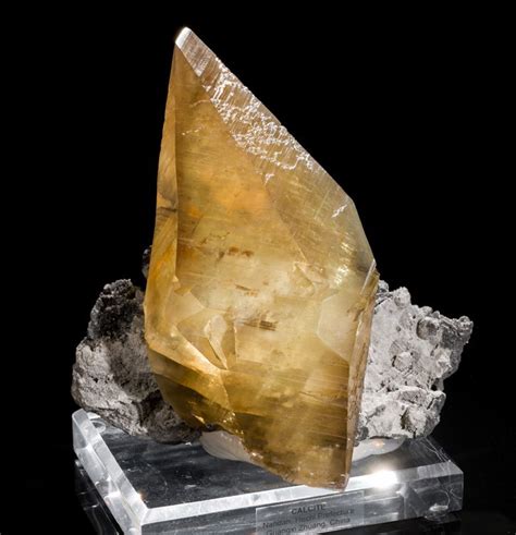 Large Double Terminated Honey Calcite Honey Calcite Calcite Raw