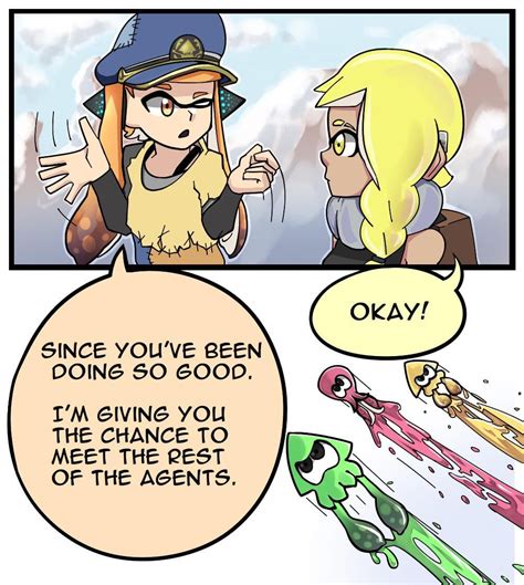 Agent 3 Meets The Other Agents Splatoon 3 Comic R Splatoon