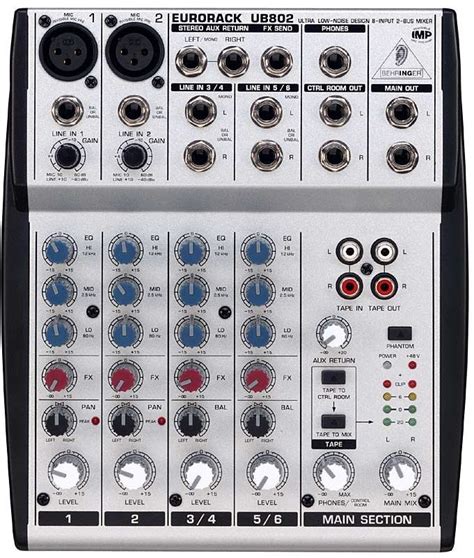 Behringer Eurorack Ub Ultra Low Noise Design Input Off