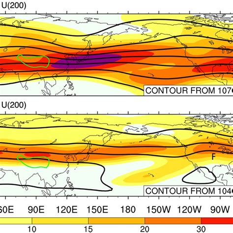 Geopotential Height Shading Units Gpm And Stream Function Contour