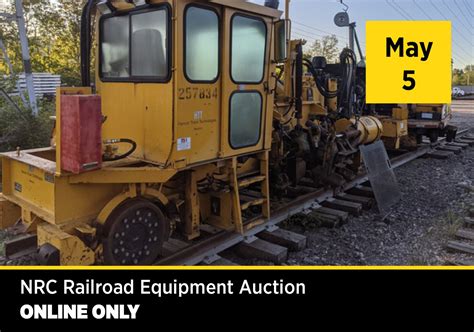 Nrc Railroad Equipment Auction Online Only — Blackmon Auctions