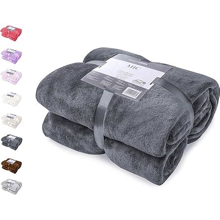 Wavve Plaid Couverture Polaire Flanelle En Microfibre Jet De Canap