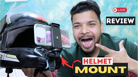 Helmet Mount Unboxing Setup Motovlog Best Helmet Mount For