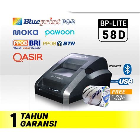 Jual Printer Thermal Bluetooth Blueprint BP Lite 58D Shopee Indonesia