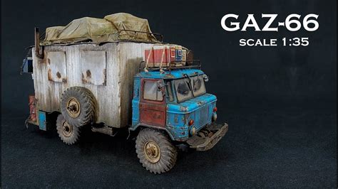 GAZ 66 Light Truck scale 1 35 für mein Endzeit Diorama for my end