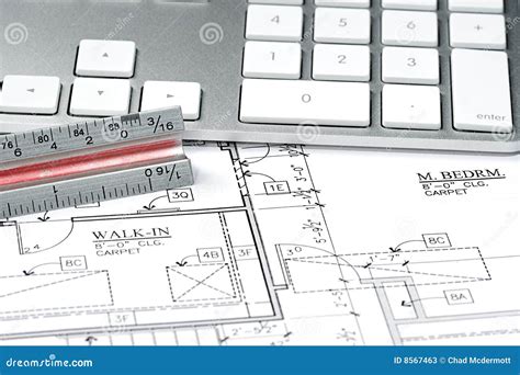 Computer Blueprint Stock Photos - Image: 8567463