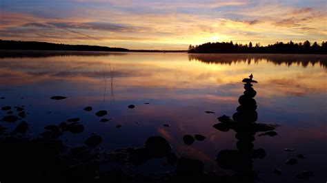 Sunset from Antlers Campsite along the Appalachian Trail Lower Jo-Mary ...