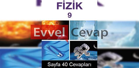 S N F Fizik Meb Yay Nlar Ders Kitab Cevaplar Sayfa