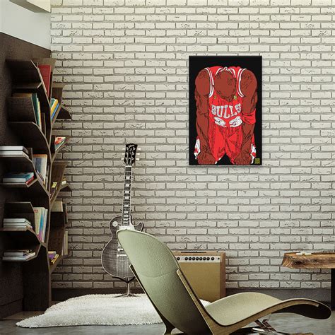 Michael Jordan (The Flu Game) (26"W x 18"H x 0.75"D) - Technodrome ...