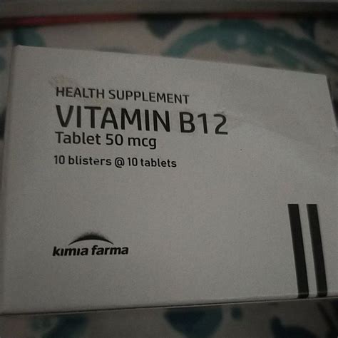 Jual Vitamin B12 50 Mcg Kimia Farma Shopee Indonesia