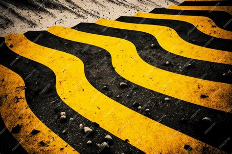 Premium Photo Abstract Dirty Ground Surface With Black And Yellow