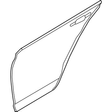 77121 J0000 Genuine Hyundai Panel Rear Door Outer RH