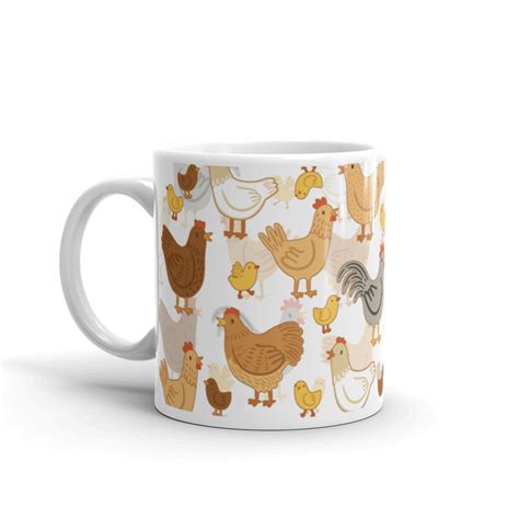 Chicken Coffee Mug Cute Chicken T Chicken Lover Funny Etsy