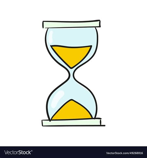 Hourglass Icon Royalty Free Vector Image Vectorstock