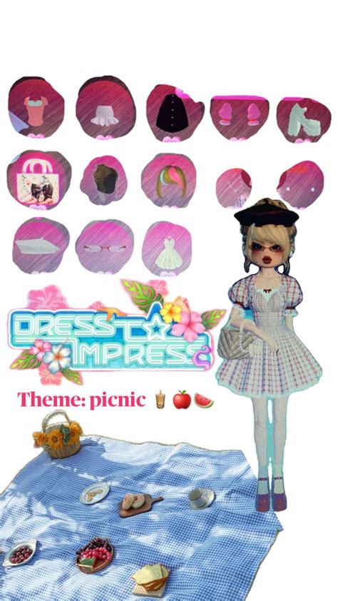 Dress To Impress 👗🤩 In 2024 Dress To Impress Picnic Dress Impress