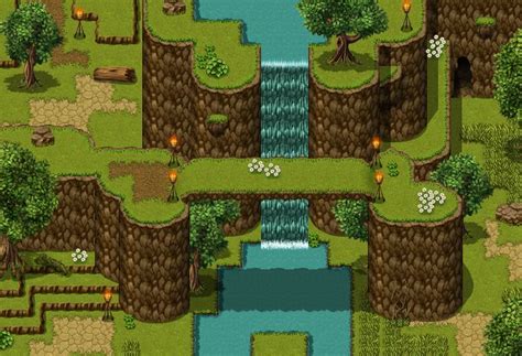 Pixanna Celiannas Tileset Pixel Art Landscape Pixel Art Games