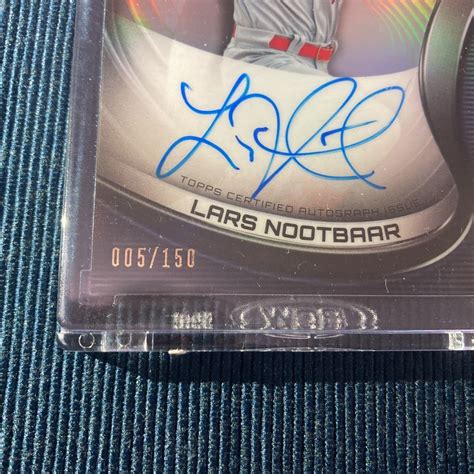 Topps Chrome Black Lars Nootbaar Rc Auto