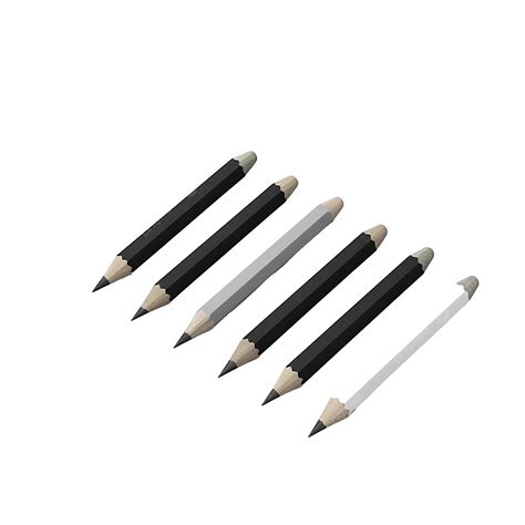 Pencil Graphite Supply Isometric Pencil Graphite Color PNG