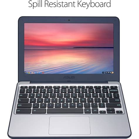 Asus Chromebook C202 Laptop 11 6 Resistant Design With 180 Intel Celeron N3060 4gb Ram