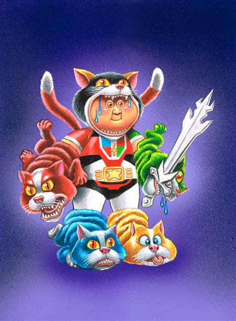 New Paintings From The Third Series Of Garbage Pail Kids Trading Cards