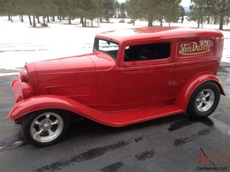 1932 Ford Steel Sedan Delivery Hot Street Rod Custom Chopped Top Deuce