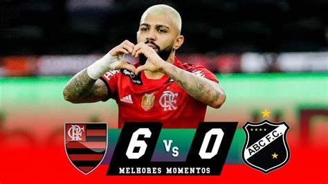 Flamengo 6 X 0 Abc Melhores Momentos Copa Do Brasil 29072021 Youtube