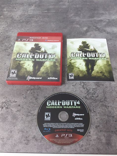 Call Of Duty 4 Modern Warfare Greatest Hits Sony Playstation 3