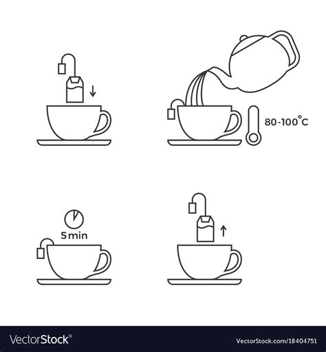 Tea Preparation For Use In Packaging Royalty Free Vector