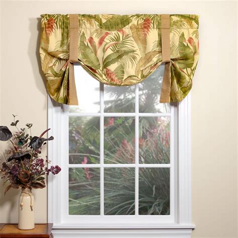 La Selva Natural Lined Tie Up Valance Pretty Windows