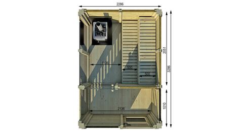 Gartensauna Sauna Cube X M Breite X Tiefe Aus Fichtenholz Garten