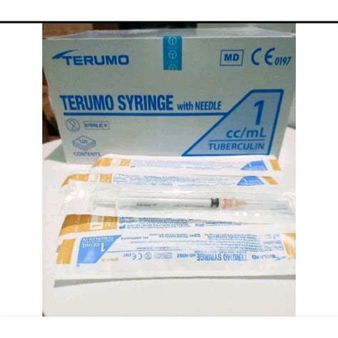 Jual Spuit Cc With Needle Terumo Syringe Cc Terumo Shopee Indonesia