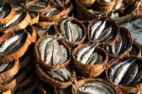 Premium Photo Mackerel Fish In Bamboo Basket