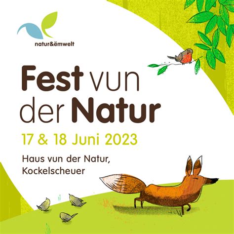 Fête de la Nature le 17 et 18 juin 2023 à Kockelscheuer natur ëmwelt