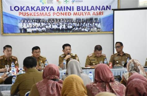 Pastikan Pelayanan Kesehatan Pj Bupati Tubaba Tinjau Puskesmas