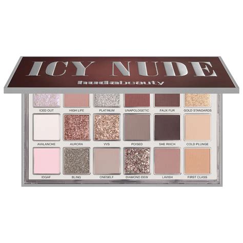 Huda Beauty Icy Nude Eyeshadow Palette Shopee Philippines