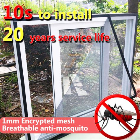 DIY Magnetic Screen Window Net Anti Mosquito Fly Bug Cockroach Door