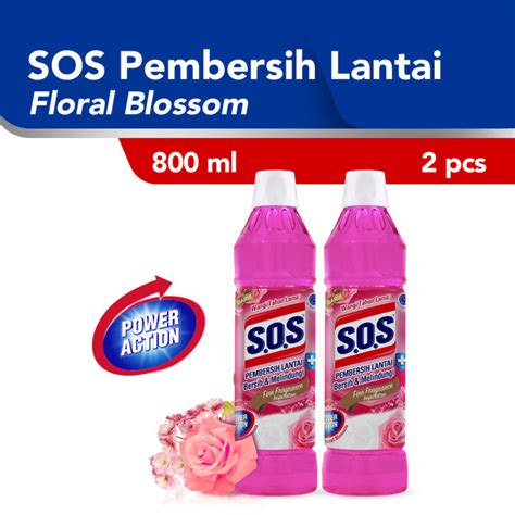 Sos Pembersih Lantai Anti Bacterial Floral Blossom Botol Ml Anti