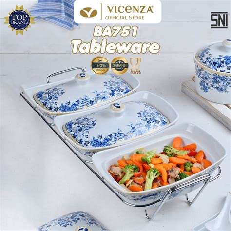 Jual Vicenza Casserole With Rack Wadah Saji Makanan Snack Ba