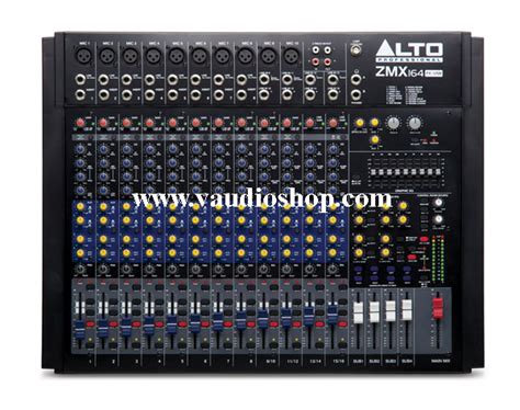 Mixer Alto Zmx Fxu Channel Mixer With Effects And Usb