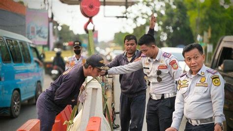 Urai Kemacetan Di Jalan Raya Dramaga Dishub Kabupaten Bogor Terapkan