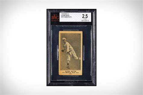 1916 Babe Ruth Rookie Card | Uncrate