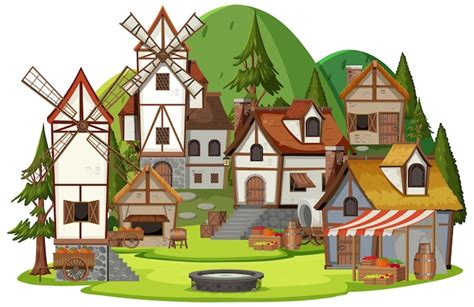 villages - Clip Art Library