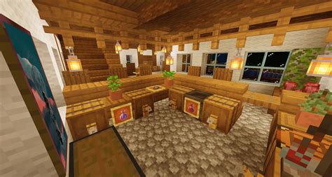 Another angle of the tavern interior : Minecraftbuilds